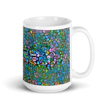 Load image into Gallery viewer, Aminah Mug Unprescribed Affection 15oz left view
