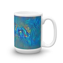 Load image into Gallery viewer, Shalini Mug Night Surfing 15oz left view
