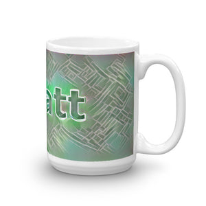 Wyatt Mug Nuclear Lemonade 15oz left view