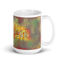 Load image into Gallery viewer, Aaden Mug Transdimensional Caveman 15oz left view