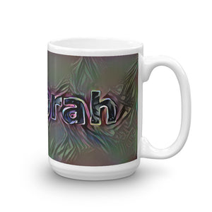 Deborah Mug Dark Rainbow 15oz left view