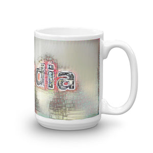 Claudia Mug Ink City Dream 15oz left view