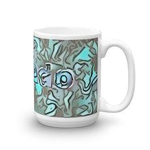 Load image into Gallery viewer, Alfredo Mug Insensible Camouflage 15oz left view