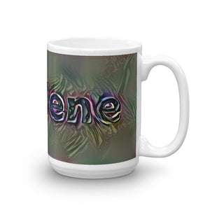 Sharlene Mug Dark Rainbow 15oz left view