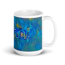 Load image into Gallery viewer, Leonel Mug Night Surfing 15oz left view