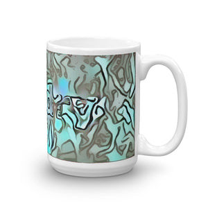 Landry Mug Insensible Camouflage 15oz left view