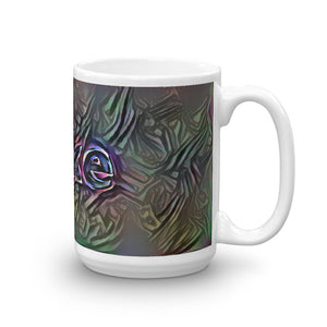 Luke Mug Dark Rainbow 15oz left view