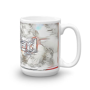 Alfred Mug Frozen City 15oz left view