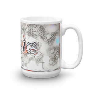 Angie Mug Frozen City 15oz left view