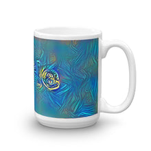 Load image into Gallery viewer, Merle Mug Night Surfing 15oz left view