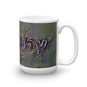 Dorothy Mug Dark Rainbow 15oz left view