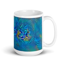 Load image into Gallery viewer, Ahmet Mug Night Surfing 15oz left view