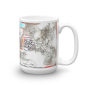 Chris Mug Frozen City 15oz left view