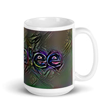 Load image into Gallery viewer, Annalee Mug Dark Rainbow 15oz left view
