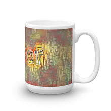 Load image into Gallery viewer, Yosef Mug Transdimensional Caveman 15oz left view