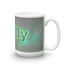 Load image into Gallery viewer, Shelly Mug Nuclear Lemonade 15oz left view