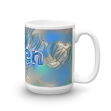Load image into Gallery viewer, Aiden Mug Liquescent Icecap 15oz left view