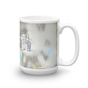 Dash Mug Victorian Fission 15oz left view