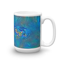Load image into Gallery viewer, Aaden Mug Night Surfing 15oz left view