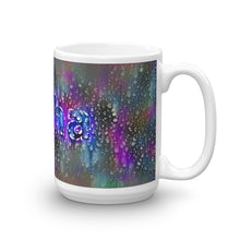 Load image into Gallery viewer, Aisha Mug Wounded Pluviophile 15oz left view