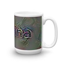 Load image into Gallery viewer, Katrina Mug Dark Rainbow 15oz left view