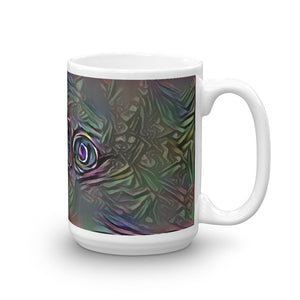 Kylo Mug Dark Rainbow 15oz left view