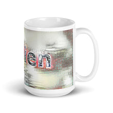 Load image into Gallery viewer, Adrien Mug Ink City Dream 15oz left view