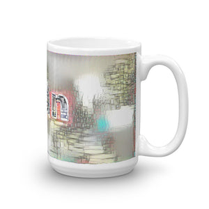 Tran Mug Ink City Dream 15oz left view