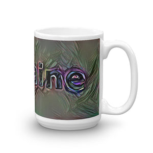 Lorraine Mug Dark Rainbow 15oz left view