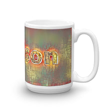 Load image into Gallery viewer, Addison Mug Transdimensional Caveman 15oz left view