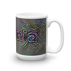 Virginia Mug Dark Rainbow 15oz left view