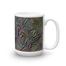 Load image into Gallery viewer, Neil Mug Dark Rainbow 15oz left view