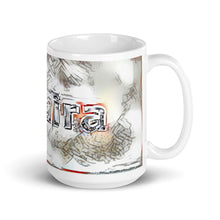 Load image into Gallery viewer, Amaira Mug Frozen City 15oz left view