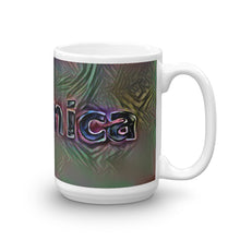 Load image into Gallery viewer, Veronica Mug Dark Rainbow 15oz left view