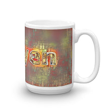 Load image into Gallery viewer, Nguyen Mug Transdimensional Caveman 15oz left view