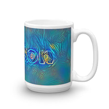 Load image into Gallery viewer, Allyson Mug Night Surfing 15oz left view