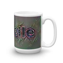 Load image into Gallery viewer, Danielle Mug Dark Rainbow 15oz left view