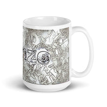 Load image into Gallery viewer, Alonzo Mug Perplexed Spirit 15oz left view