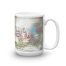 Load image into Gallery viewer, Alayah Mug Ink City Dream 15oz left view