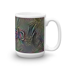 Load image into Gallery viewer, Dash Mug Dark Rainbow 15oz left view