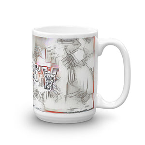Avery Mug Frozen City 15oz left view