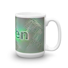 Load image into Gallery viewer, Raven Mug Nuclear Lemonade 15oz left view
