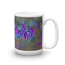 Load image into Gallery viewer, Aaliyah Mug Wounded Pluviophile 15oz left view
