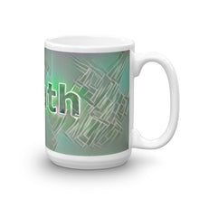 Load image into Gallery viewer, Heath Mug Nuclear Lemonade 15oz left view