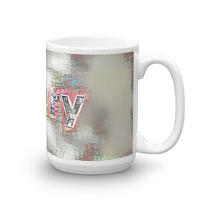 Henry Mug Ink City Dream 15oz left view