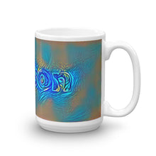Load image into Gallery viewer, Allison Mug Night Surfing 15oz left view