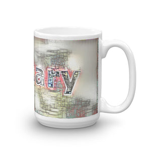 Zachary Mug Ink City Dream 15oz left view