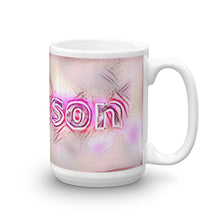 Load image into Gallery viewer, Addyson Mug Innocuous Tenderness 15oz left view